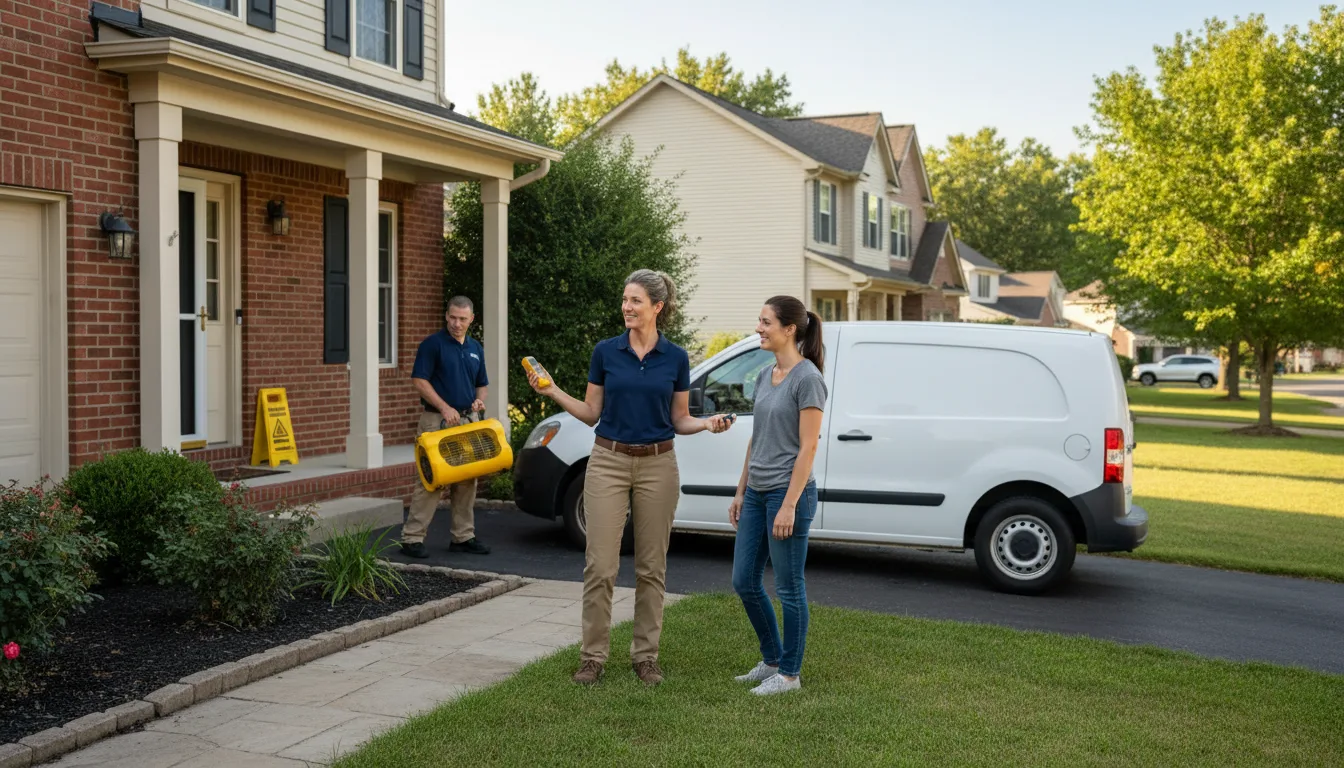 Water restoration image for Water Damage & Restoration Services in Riverside, IA